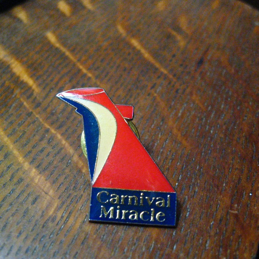 ⚓️ Carnival Cruise Lines Ship Miracle Lapel Pin